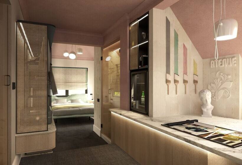 펜트하우스 룸, Oborishte 63,the Art Boutique Hotel By Sandglass