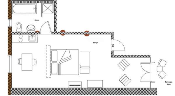 חדר סטודיו סטנדרד, Art Lodge Kunstpension