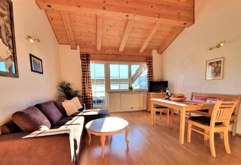 テラス付き1ベッドルームアパートメント, Grubhof Appartements