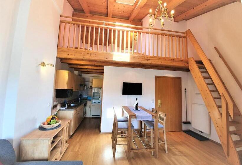 テラス付き1ベッドルームアパートメント, Grubhof Appartements