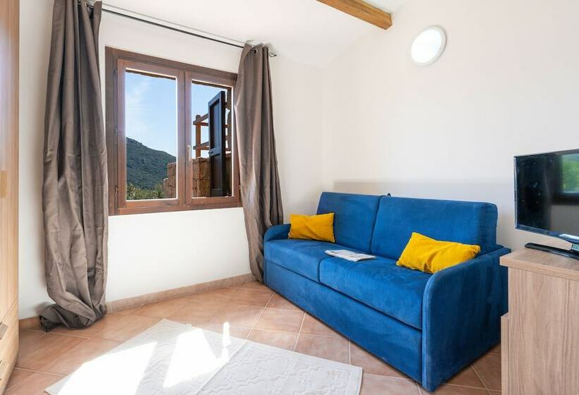 침실 3개 바다 전망 아파트, Residence La Falata Costa Paradiso