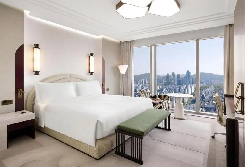 キングサイズベッドのスタンダードルーム, Josun Palace, A Luxury Collection Hotel, Seoul Gangnam