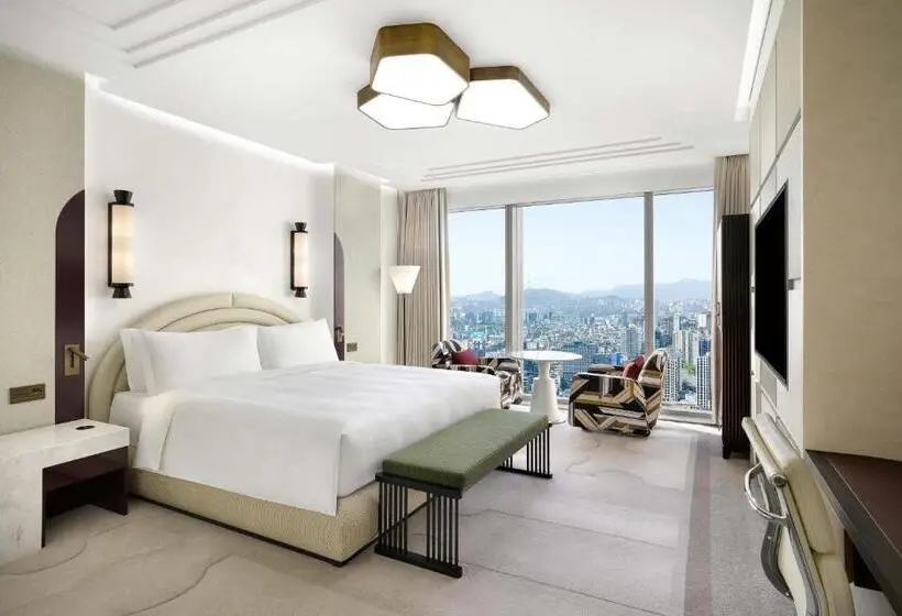 キングサイズベッドのスタンダードルーム, Josun Palace, A Luxury Collection Hotel, Seoul Gangnam