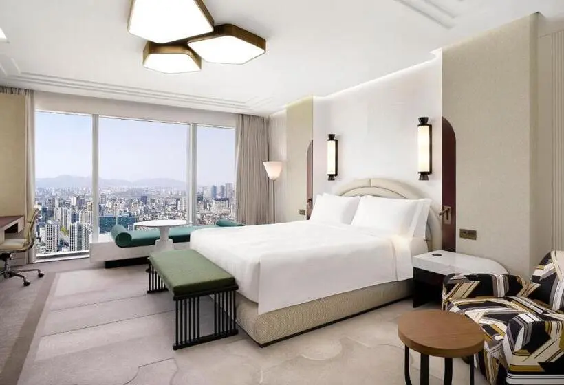 キングサイズベッドのスタンダードルーム, Josun Palace, A Luxury Collection Hotel, Seoul Gangnam