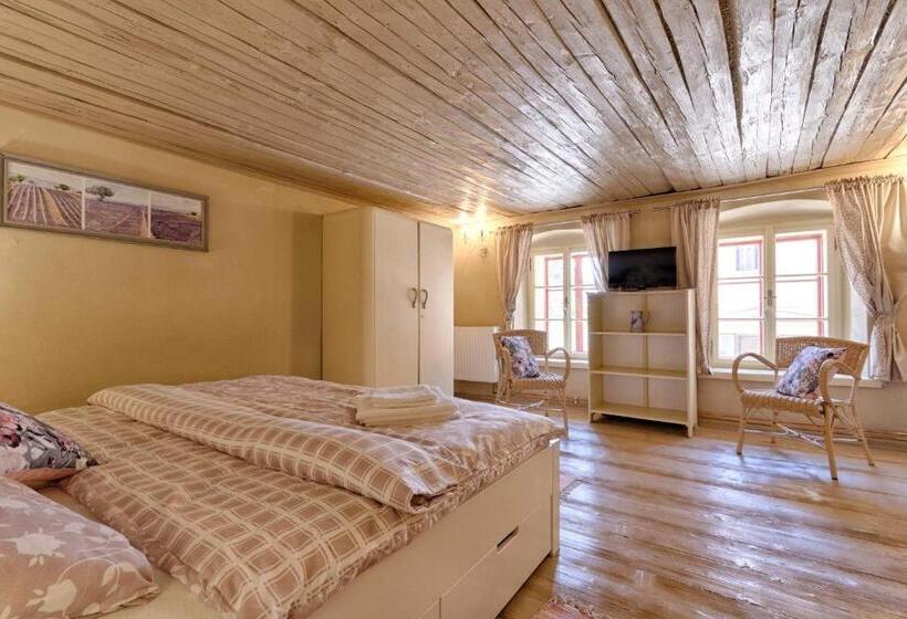 מיטת קינג בסוויטה, Měšťanský Dům   Kulturní Památka Mlýnská 119