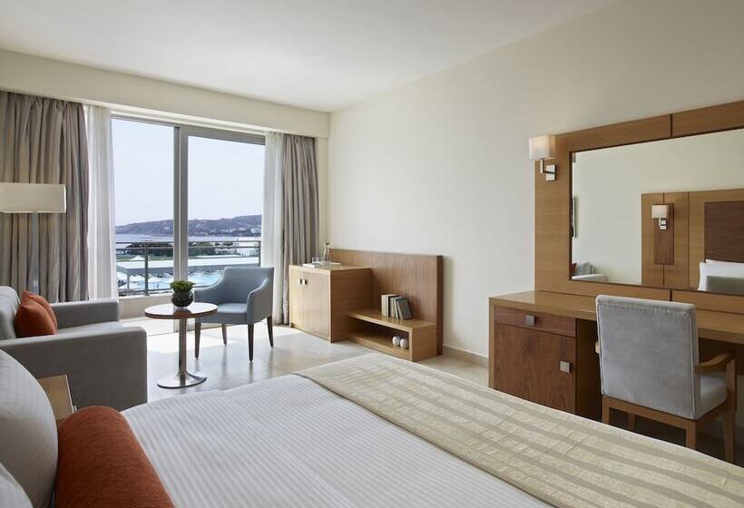 غرفة قياسية إطلالة جانبية علي البحر, Apollo Blue