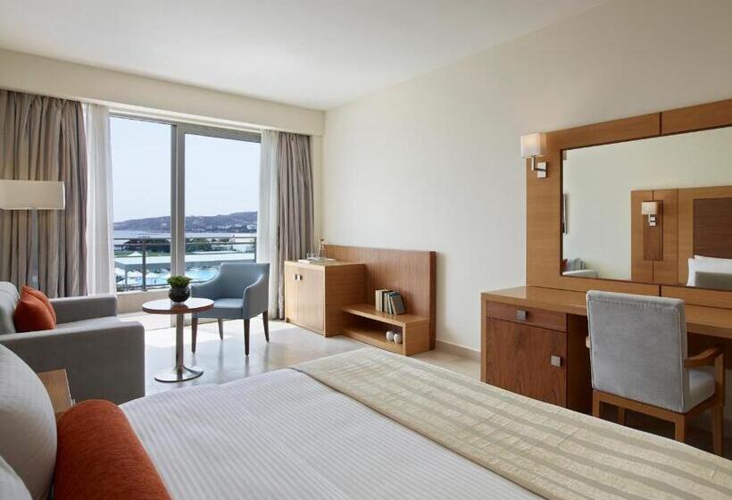 غرفة قياسية إطلالة جانبية علي البحر, Apollo Blue