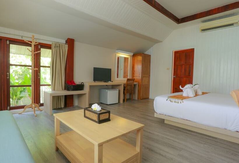 فيلا غرفة نوم واحدة مطلّة علي البحر, Villa Cha Cha Salad Beach Koh Phangan