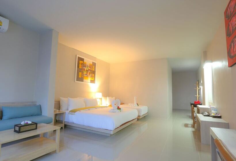 غرفة سوبيريور ثلاثية, Villa Cha Cha Salad Beach Koh Phangan