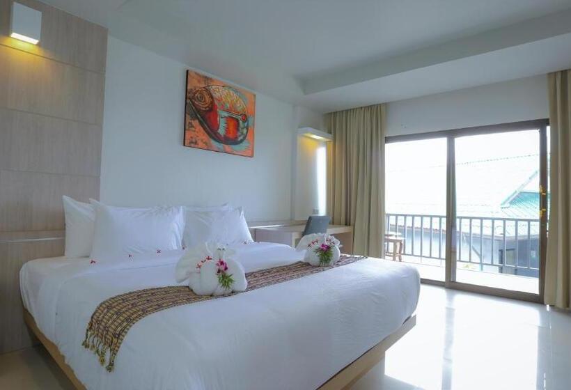 غرفة سوبيريور مزودة بشرفة, Villa Cha Cha Salad Beach Koh Phangan