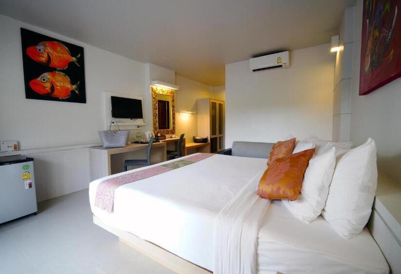 غرفة سوبيريور مزودة بشرفة, Villa Cha Cha Salad Beach Koh Phangan