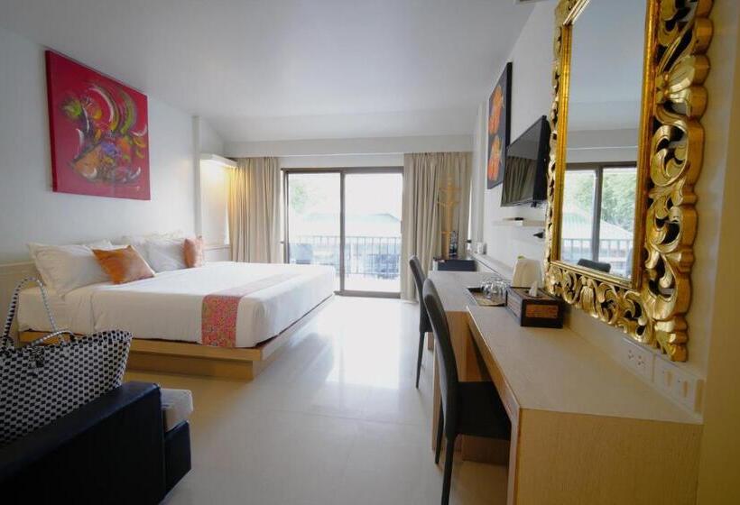 غرفة سوبيريور مزودة بشرفة, Villa Cha Cha Salad Beach Koh Phangan