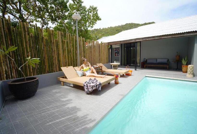 فيلا غرفة نوم واحدة مع مسبح, Villa Cha Cha Salad Beach Koh Phangan