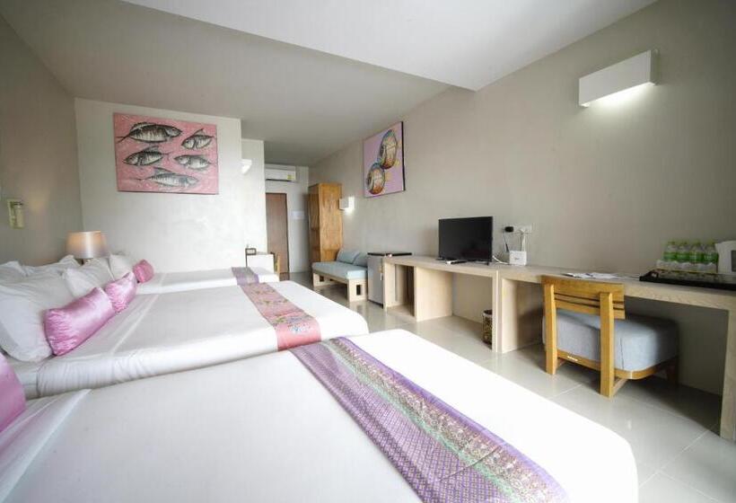 غرفة ديلوكس عائلية, Villa Cha Cha Salad Beach Koh Phangan