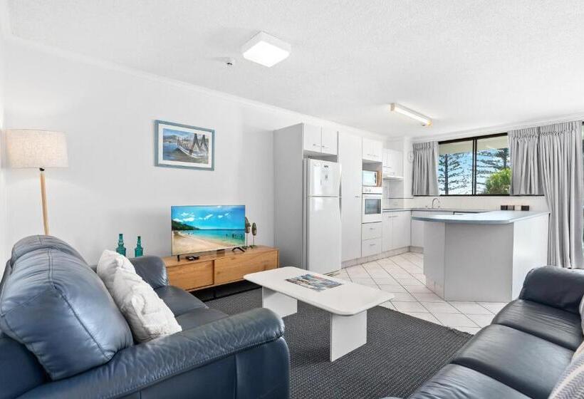 带1个卧室的带海景的公寓, Northwind Beachfront Apartments