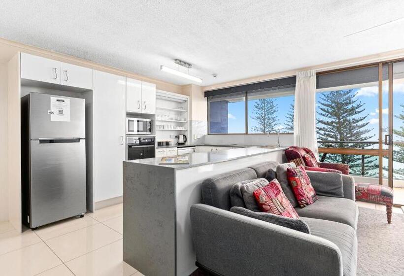 带2个卧室带海景的公寓, Northwind Beachfront Apartments