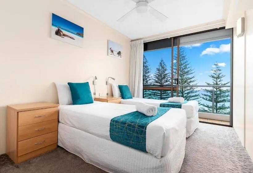 Superior Appartement met 2 Slaapkamers en Uitzicht op Zee, Northwind Beachfront Apartments