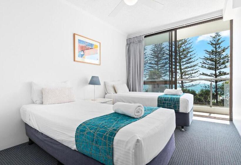 带2个卧室带海景的公寓, Northwind Beachfront Apartments