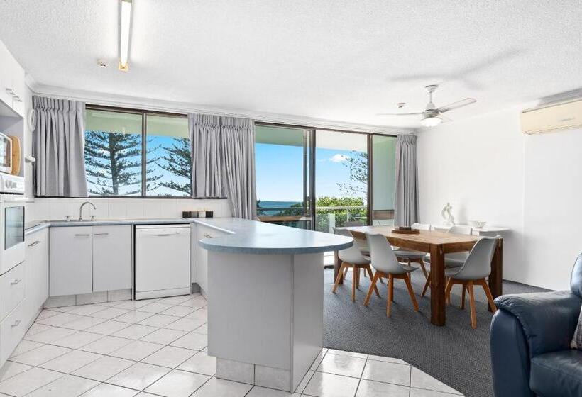 带2个卧室带海景的公寓, Northwind Beachfront Apartments