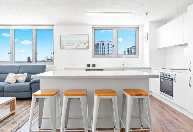 带3个卧室带海景的公寓, Northwind Beachfront Apartments