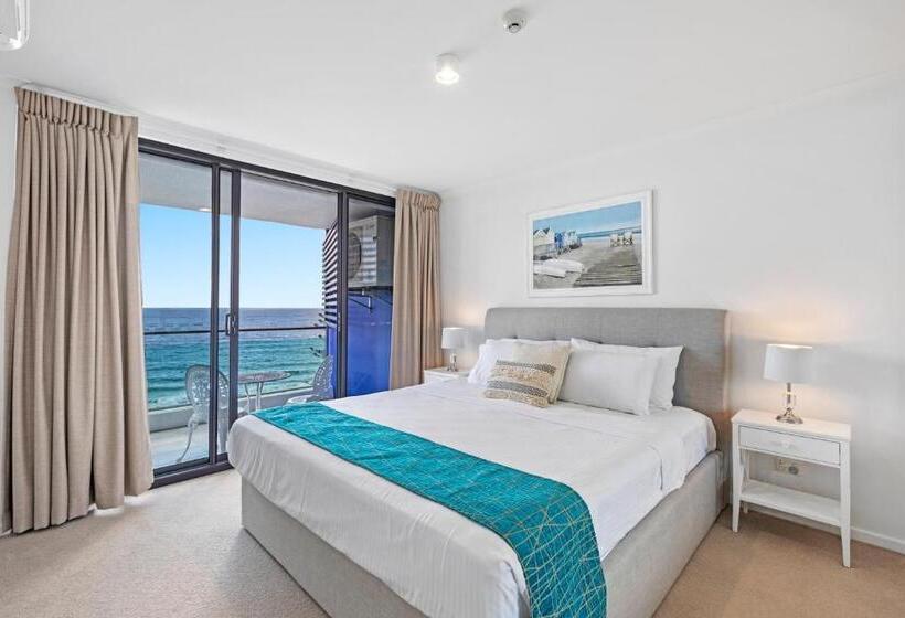 带有一个卧室和海景的高级公寓, Northwind Beachfront Apartments
