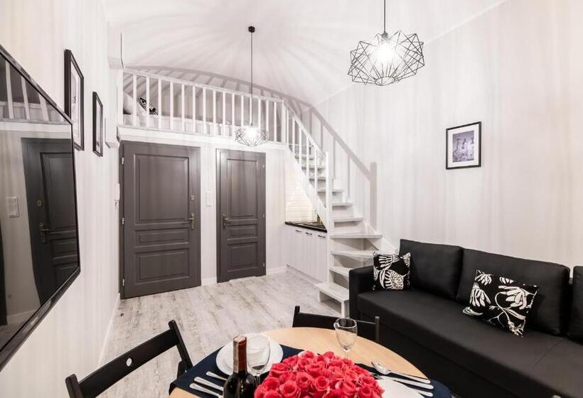 침실 1개 복층 룸, Dietla 32 Residence   Ideal Location In The Heart Of Krakow, Between Main Square And Kazimierz Distr