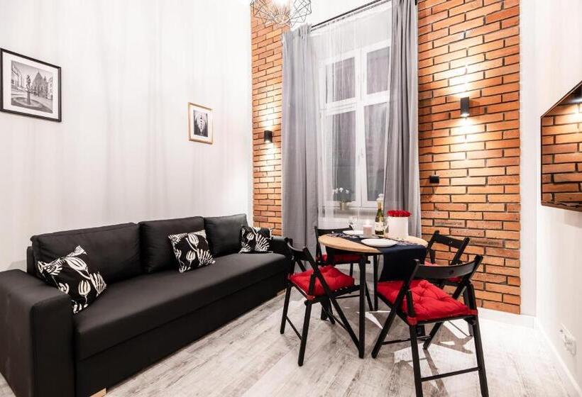 침실 1개 복층 룸, Dietla 32 Residence   Ideal Location In The Heart Of Krakow, Between Main Square And Kazimierz Distr