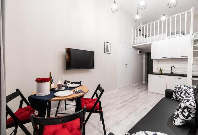 침실 1개 복층 룸, Dietla 32 Residence   Ideal Location In The Heart Of Krakow, Between Main Square And Kazimierz Distr