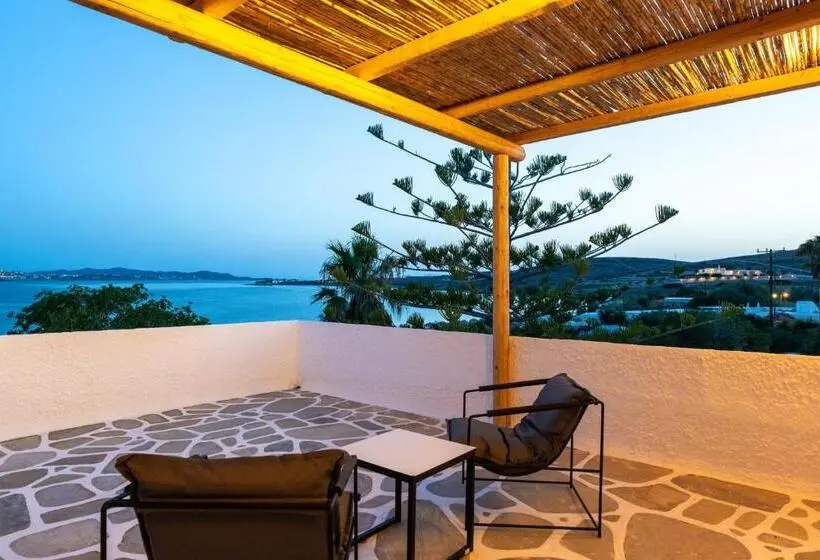 اتاق سوپریور با چشم‌انداز دریا, Omilos Beachfront House