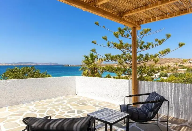 اتاق سوپریور با چشم‌انداز دریا, Omilos Beachfront House
