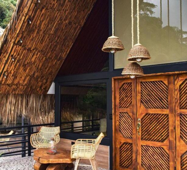 带阳台套房, Rancho Ecoturistico El Faro
