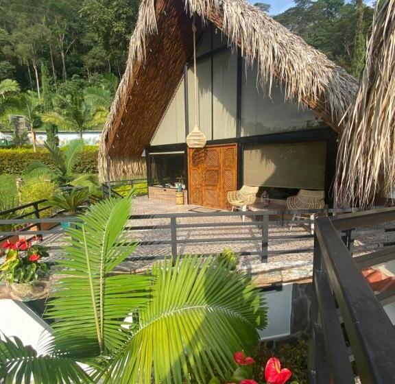 带阳台套房, Rancho Ecoturistico El Faro