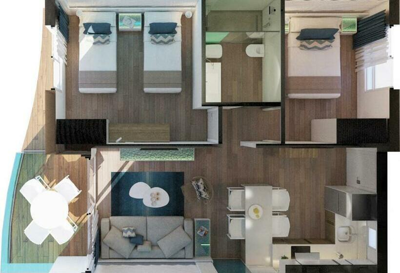 Апартаменты 2 Спальни, Alcossebre Sea Experience