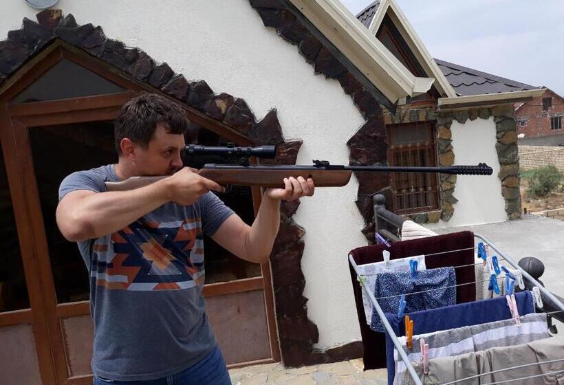 חדר דלוקס צדדי נוף לים, Baku Black Mountain Guest House