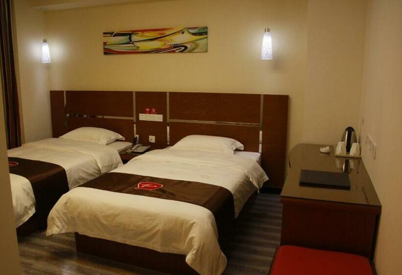 Номер Superior, Thank Inn Chain Hotel Huebei Jinmen Jingshan County Chengzhong Road