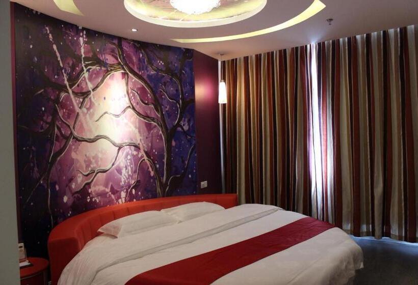 Номер Стандарт, Thank Inn Chain Hotel Jiangsu Lianyungang Donghai North Niushan Road