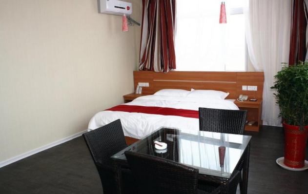 Номер Стандарт, Thank Inn Chain Hotel Jiangsu Lianyungang Donghai North Niushan Road