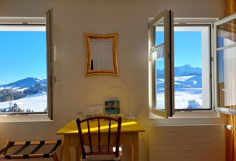 스탠다드 싱글 룸 공동욕실, B&b Gästehaus Rössli Schwellbrunn