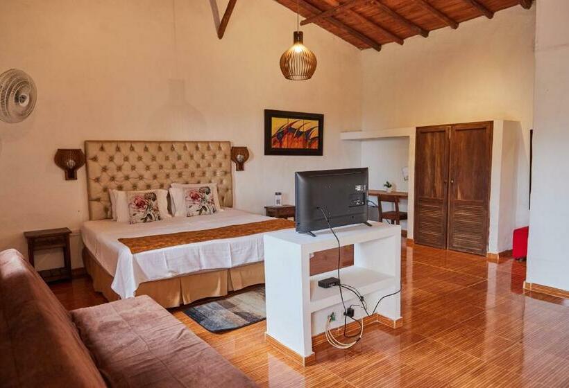 디럭스 패밀리 룸, Santos De Piedra Barichara