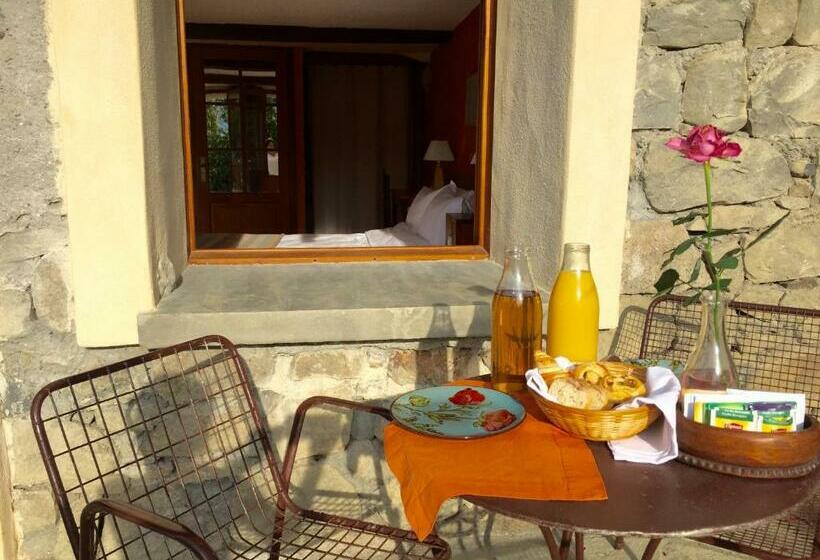 חדר דלוקס עם מרפסת טרסה, Chambre D'hôtes La Grange Des Ecrins