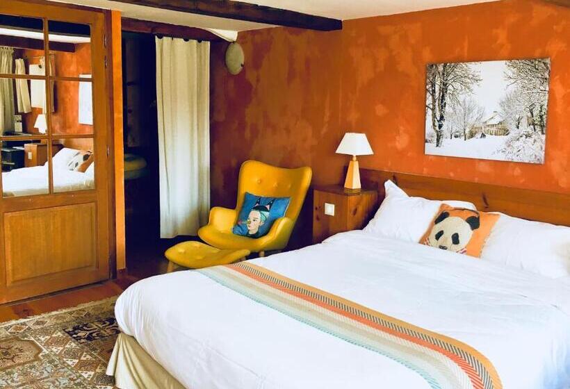 חדר דלוקס עם מרפסת טרסה, Chambre D'hôtes La Grange Des Ecrins