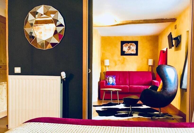 סוויטה נוף לבריכה, Chambre D'hôtes La Grange Des Ecrins