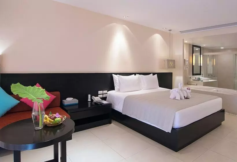 اتاق لوکس با چشم‌انداز دریا, Apsara Beachfront Resort & Villa   Sha Extra Plus