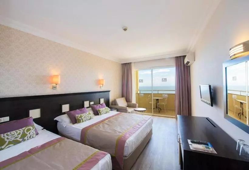 اتاق اساندارد با چشم‌انداز جانبی به دریا, Side Alegria Hotel & Spa   Adults Only   All Inclusive
