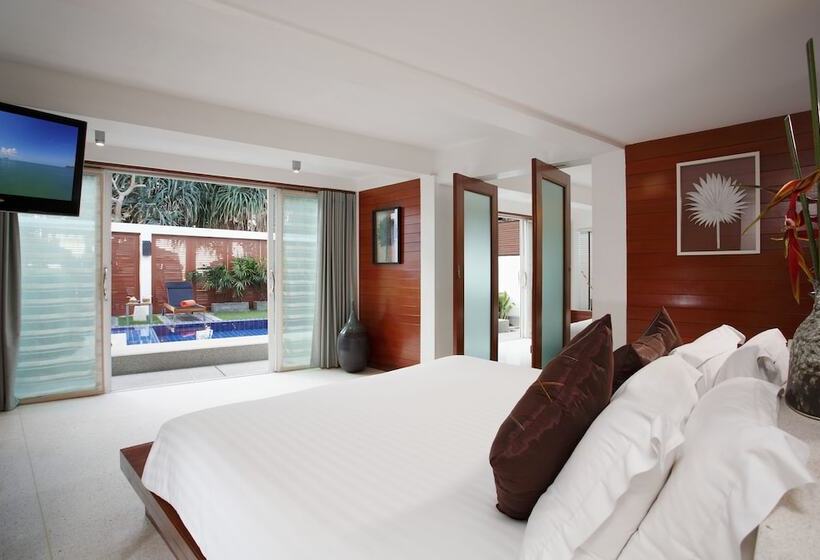 빌라 1 베드룸 - 수영장, La Flora Resort Patong