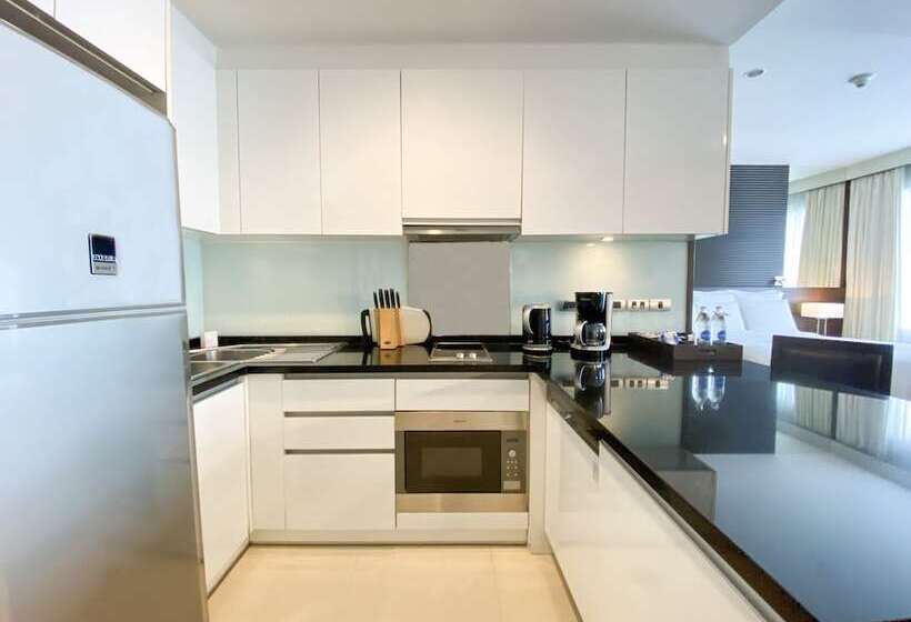 스탠다드 스튜디오 더블 침대, Marriott Executive Apartments Sukhumvit Park, Bangkok