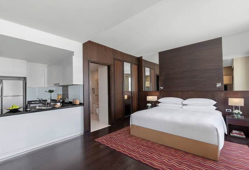 스탠다드 스튜디오 더블 침대, Marriott Executive Apartments Sukhumvit Park, Bangkok