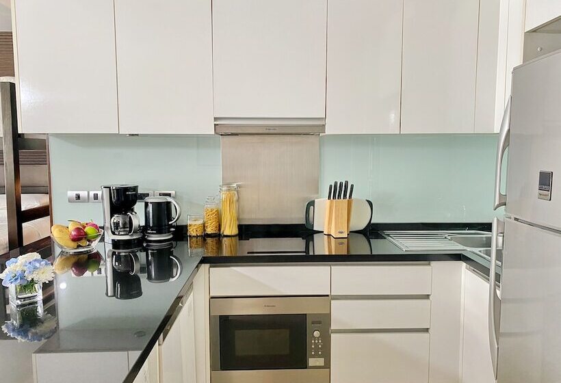 스탠다드 스튜디오 더블 침대, Marriott Executive Apartments Sukhumvit Park, Bangkok