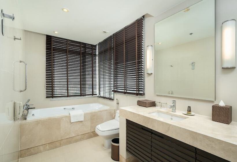 デラックススイート2ベッドルーム, Sathorn Vista Bangkok Marriott Executive Apartments
