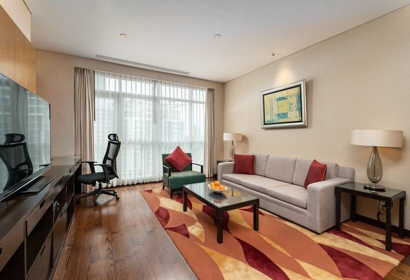 デラックススイートの３ベッドルーム, Sathorn Vista Bangkok  Marriott Executive Apartments